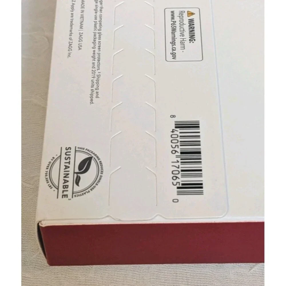 New ZAGG iPhone 14 Screen Protector InvisibleShield Glass+ Defense 5G Compatible